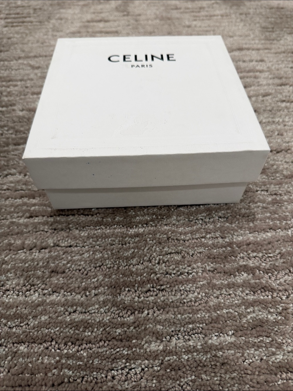 Celine White Box with Black Logo - Picture 2 of 3